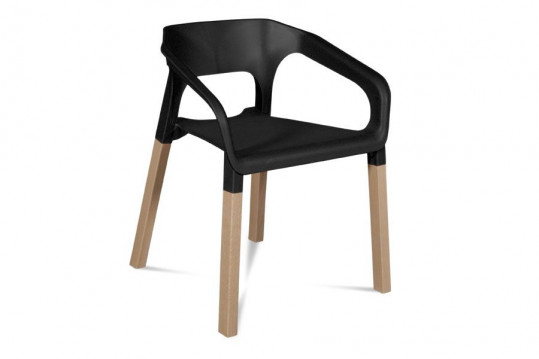 chaise moderne noire