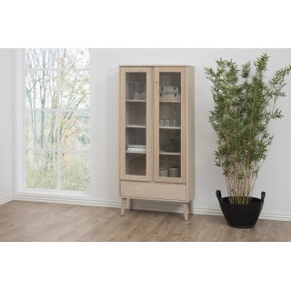 Vitrine en bois clair Nogana - Hellin