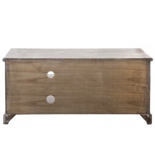 Petit meuble tv bas fabriqué en bois Korg - Hellin