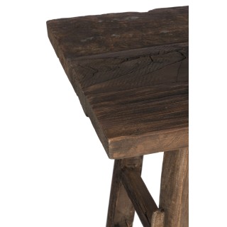 Console rustique en bois sombre - Hellin