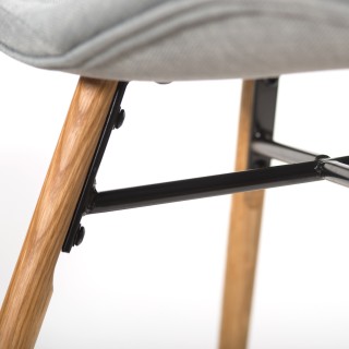 Table ronde extensible Victoria avec 4 chaises Matilda - Hellin