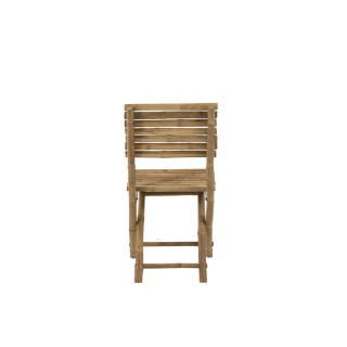 Chaises de jardin en bambou, lot de 2 - Hellin