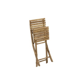 Chaises de jardin en bambou, lot de 2 - Hellin