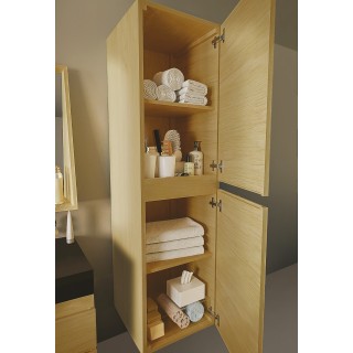 Colonne 2 portes en bois chêne 44 cm - Hellin