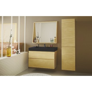 Colonne 2 portes en bois chêne 44 cm - Hellin