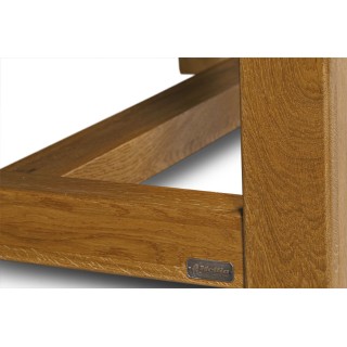 Table de ferme campagnarde en bois massif - Hellin