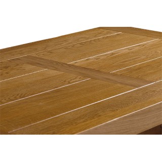 Table de ferme en chêne massif La Bresse - 220 x 90 - HELLIN