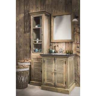 Miroir de salle de bain en bois - HANOÏ - Hellin