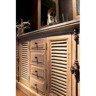 Meuble double vasque au style exotique | Hellin