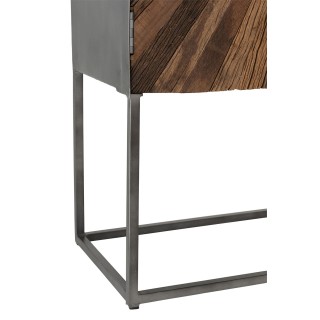 Armoire Bar en bois sur pieds métal - Hellin