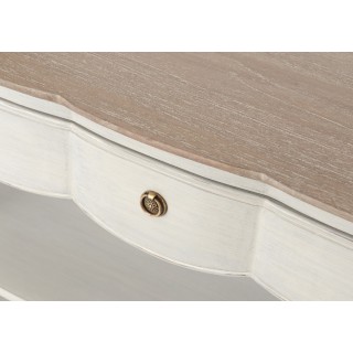 Console double en bois 1 tiroir - Hellin