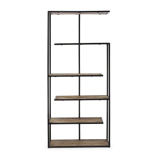 Bibliothèque en bois et métal déstructurée - Hellin