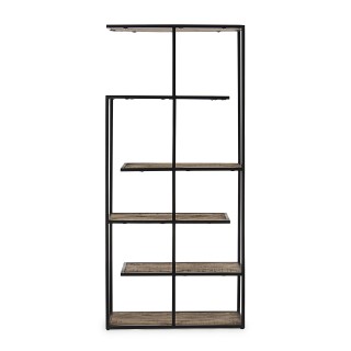 Bibliothèque en bois et métal déstructurée - Hellin
