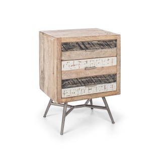 Chevet en bois et métal - Hellin