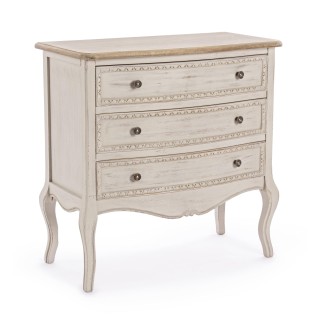 Commode en bois 3 tiroirs - Hellin