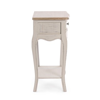 Table de nuit 1 tiroir en bois - HELLIN