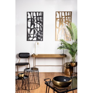 Console métal et plateau verre - HELLIN