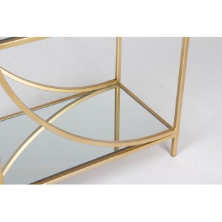 Console doré et métal - Moon  - Hellin
