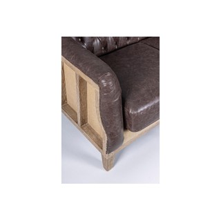 Canapé 2 places en simili cuir ARTHUR - Hellin