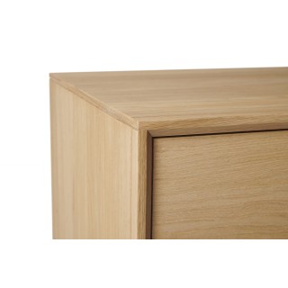 Buffet bas en bois clair : vintage / scandinave | Hellin