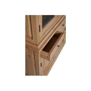 Tiroir du buffet deux portes en bois massif