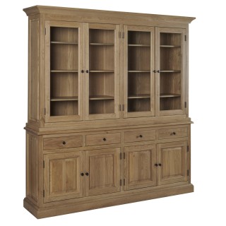 vaisselier en bois massif Victoria finition patiné