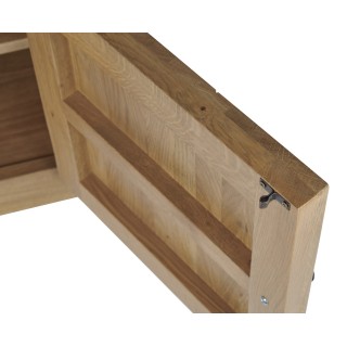 Fixation intérieure de la porte du meuble tv en bois massif Victoria