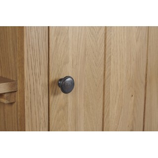 Bouton du meuble tv bas en chêne massif Victoria