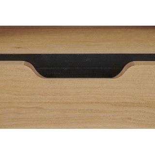 Meuble TV scandinave en bois massif : 2 couleurs | Hellin