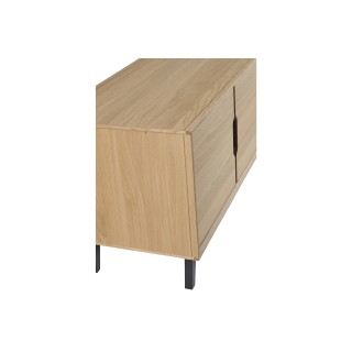 Meuble TV scandinave en bois massif : 2 couleurs | Hellin