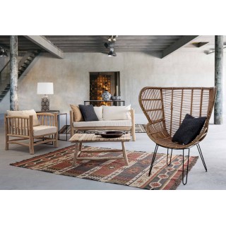 Canapé en teck naturel - Hellin