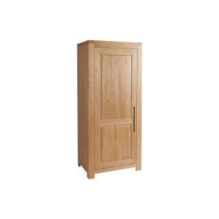 Bonnetière moderne en chêne clair 1 porte 3 tablettes BOSTON - HELLIN