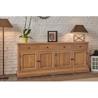 mise en situation du buffet en chêne massif Victoria