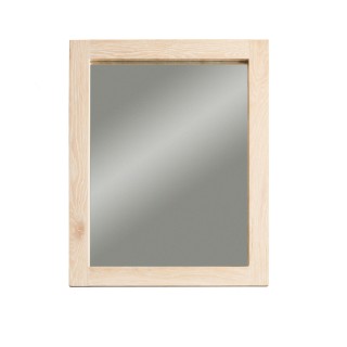 Ensemble salle de bain : Meuble vasque en pierre et miroir