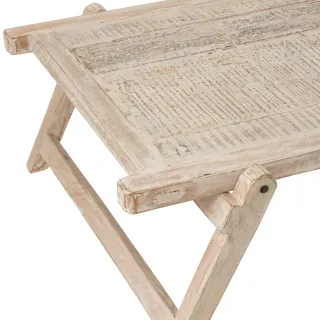 Table basse brute en bois massif recyclé L175 UTAH - HELLIN