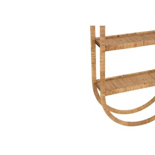 Etagère murale en rotin MIKA - HELLIN