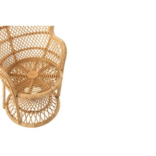 Fauteuil pomare en rotin avec coussin TAHITI - HELLIN