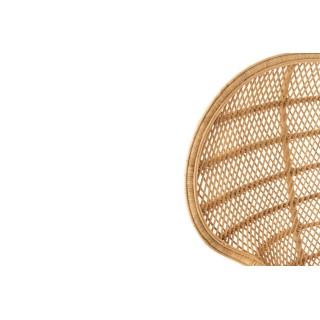 Fauteuil pomare en rotin avec coussin TAHITI - HELLIN