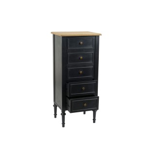 Chiffonnier en bois à 5 tiroirs NEYLA - HELLIN