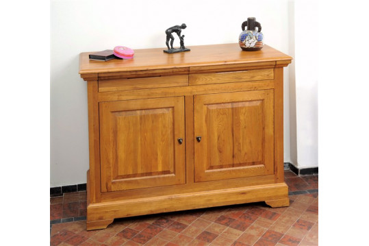 bahut louis philippe 2 portes de style en bois massif