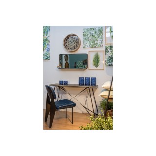 Chaise simili et piétement métal : style industriel / Clark | Hellin