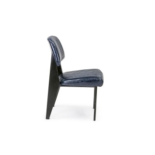 Chaise simili et piétement métal : style industriel / Clark | Hellin