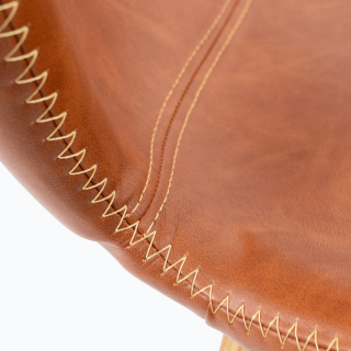 Chaise simili et bois Matilda : style scandinave | Hellin