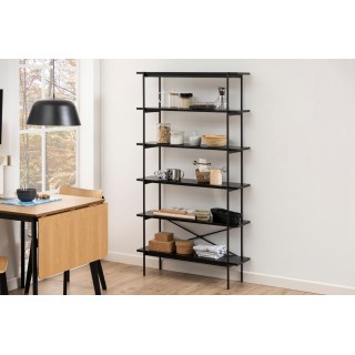 Table à rabat Leta : Table à manger carrée extensible pour 4 pers