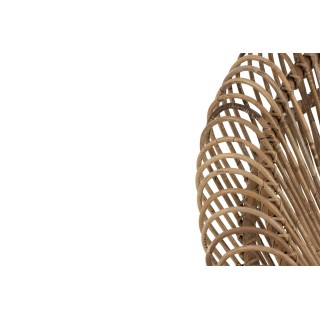 Fauteuil lounge en rotin naturel FARO - HELLIN