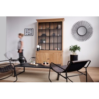 Buffet vaisselier bois et métal VICTORIA : style indus | Hellin