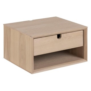 Chevet suspendu rectangulaire en bois avec une niche et un tiroir CENTIOR - HELLIN