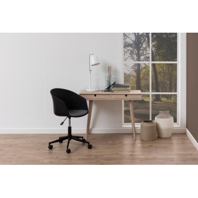 Bureau en bois avec deux tiroirs et pieds inclinés CENTIOR - HELLIN