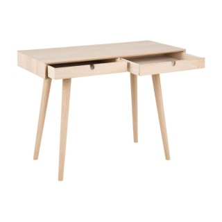 Bureau en bois avec deux tiroirs et pieds inclinés CENTIOR - HELLIN