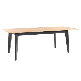 Table à manger rectangulaire extensible : 8 à 12 pers | Hellin